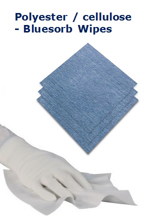 Polyester / cellulose - Bluesorb doeken